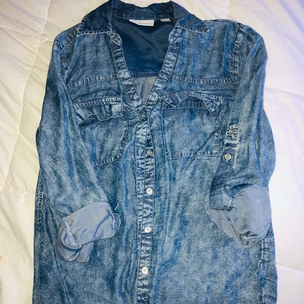 New York & Co: Vintage Denim Top